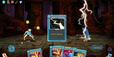 Slay The Spire Defect Gameplay Zapping Goblin