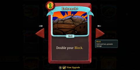 Slay The Spire Ironclad Entrench Upgrade