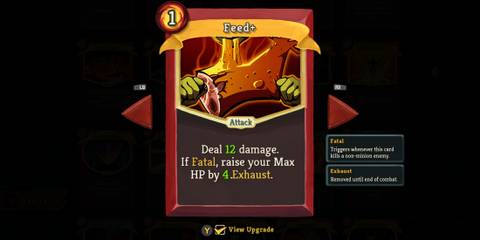 Slay The Spire Ironclad Feed Upgrade