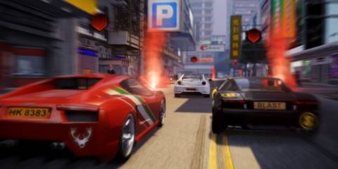 Sleeping Dogs racing in Hong Kong