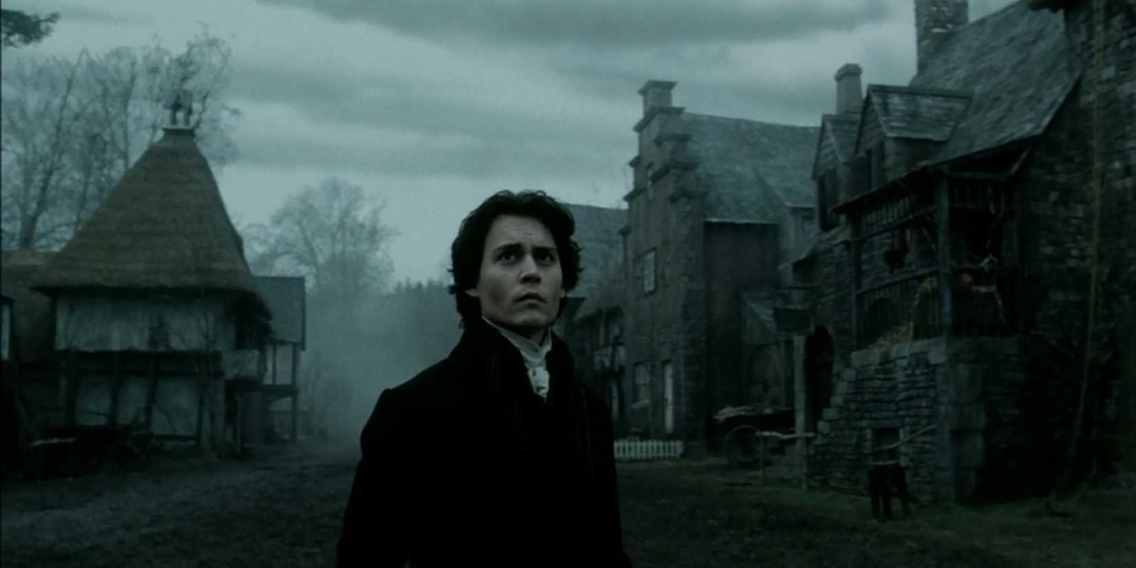 Johnny Depp as Ichabad Crane in Sleepy Hollow