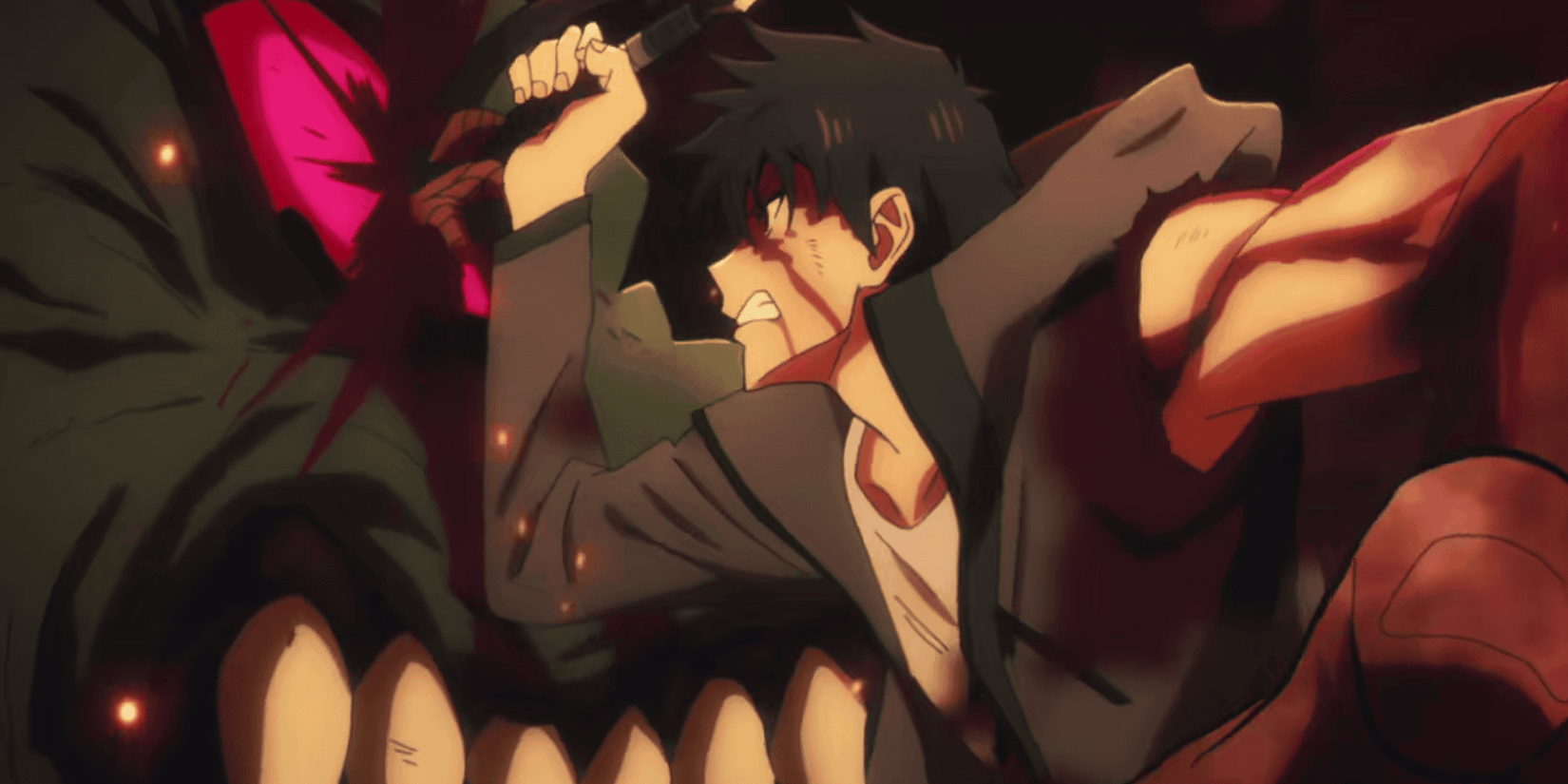 Solo Leveling Sung Jinwoo Stab Cerberus