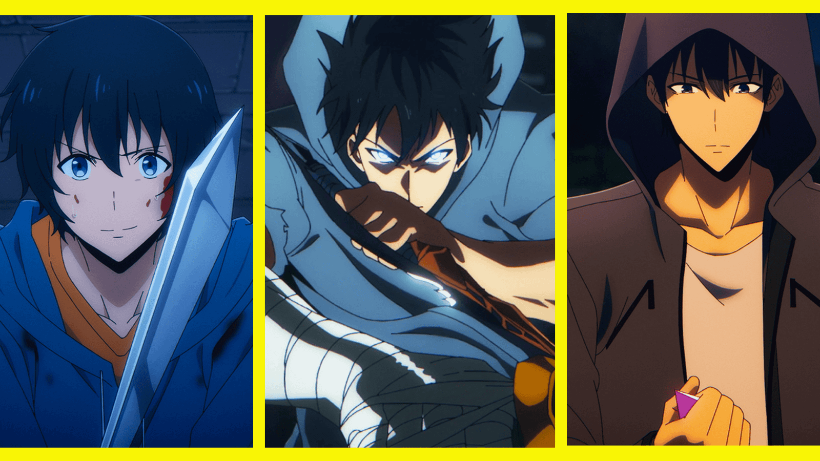 Solo Leveling Sung Jinwoo Throughout the Series