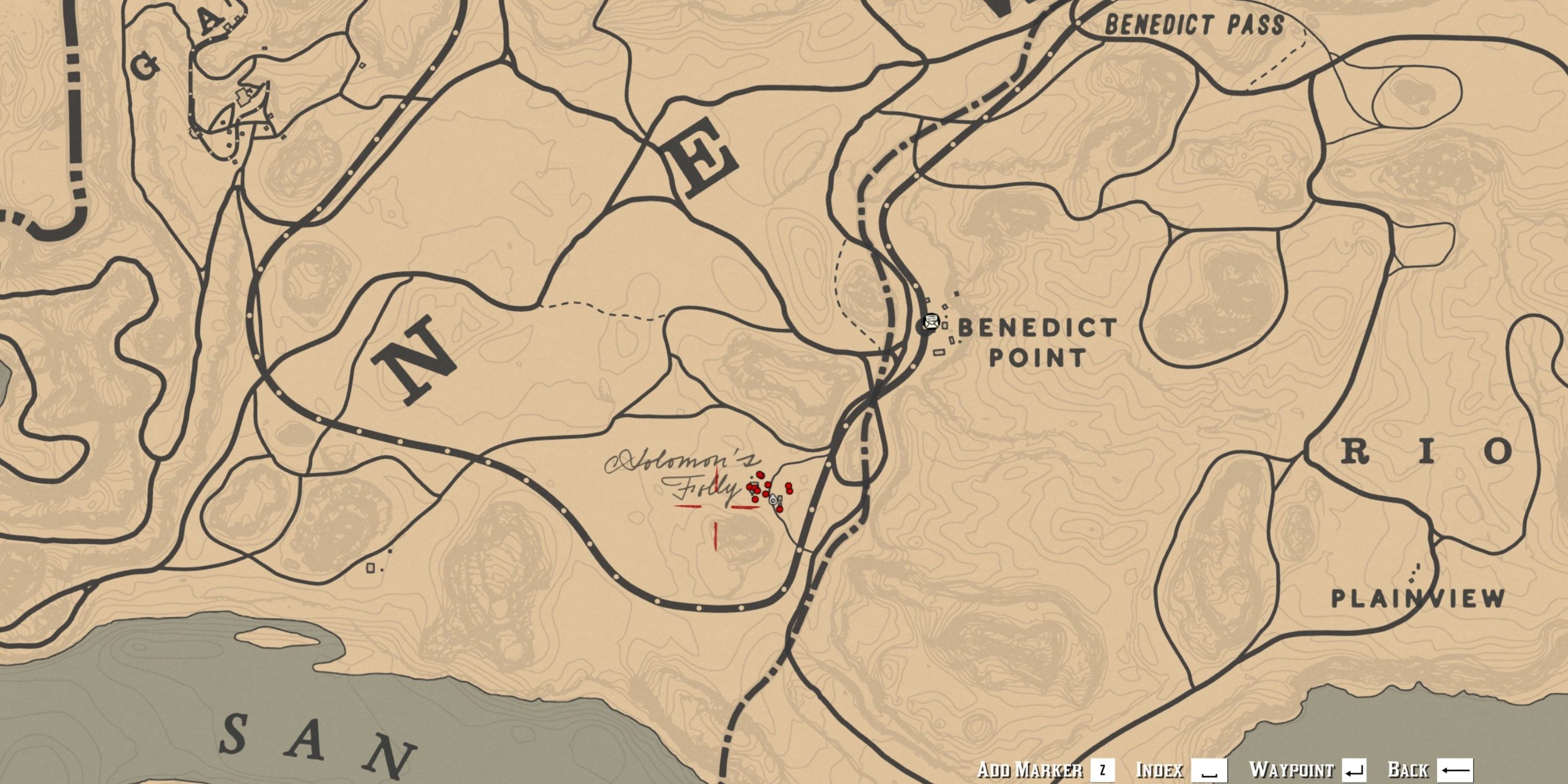 RDR2: All Gang Hideout Locations