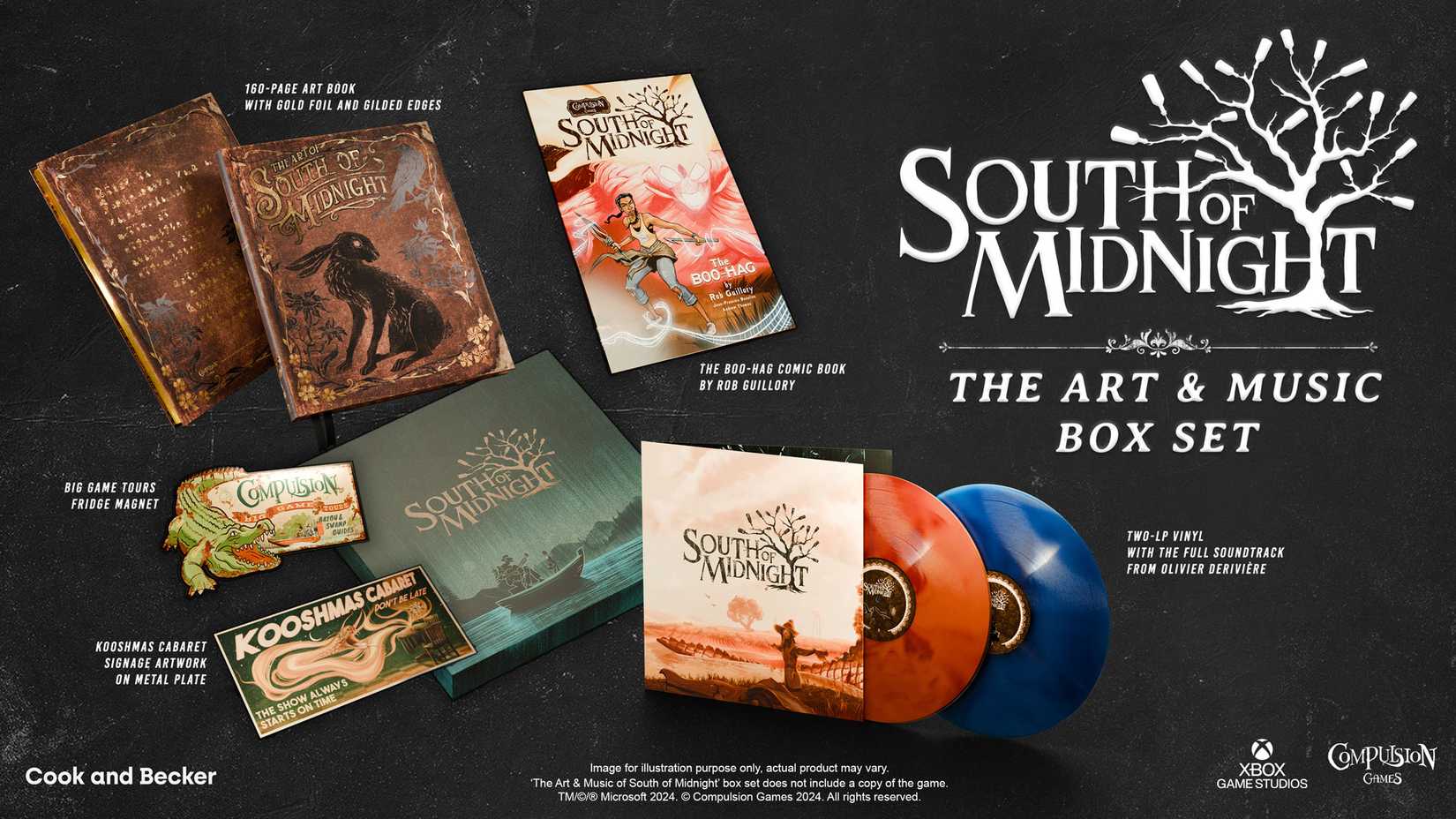soundtrack and art book for upcoming game south of midnight