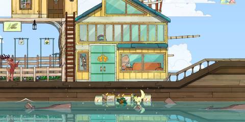 Spiritfarer lots of resources in a crate