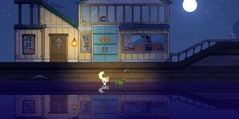 Spiritfarer shells on the ship's hull