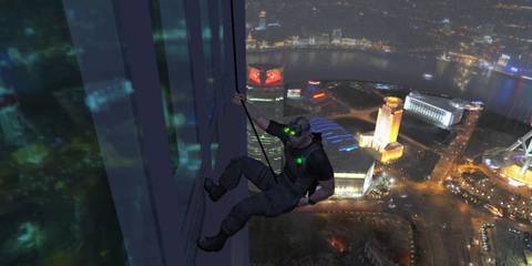 Splinter Cell Double Agent Sam Fisher Wall Crawling