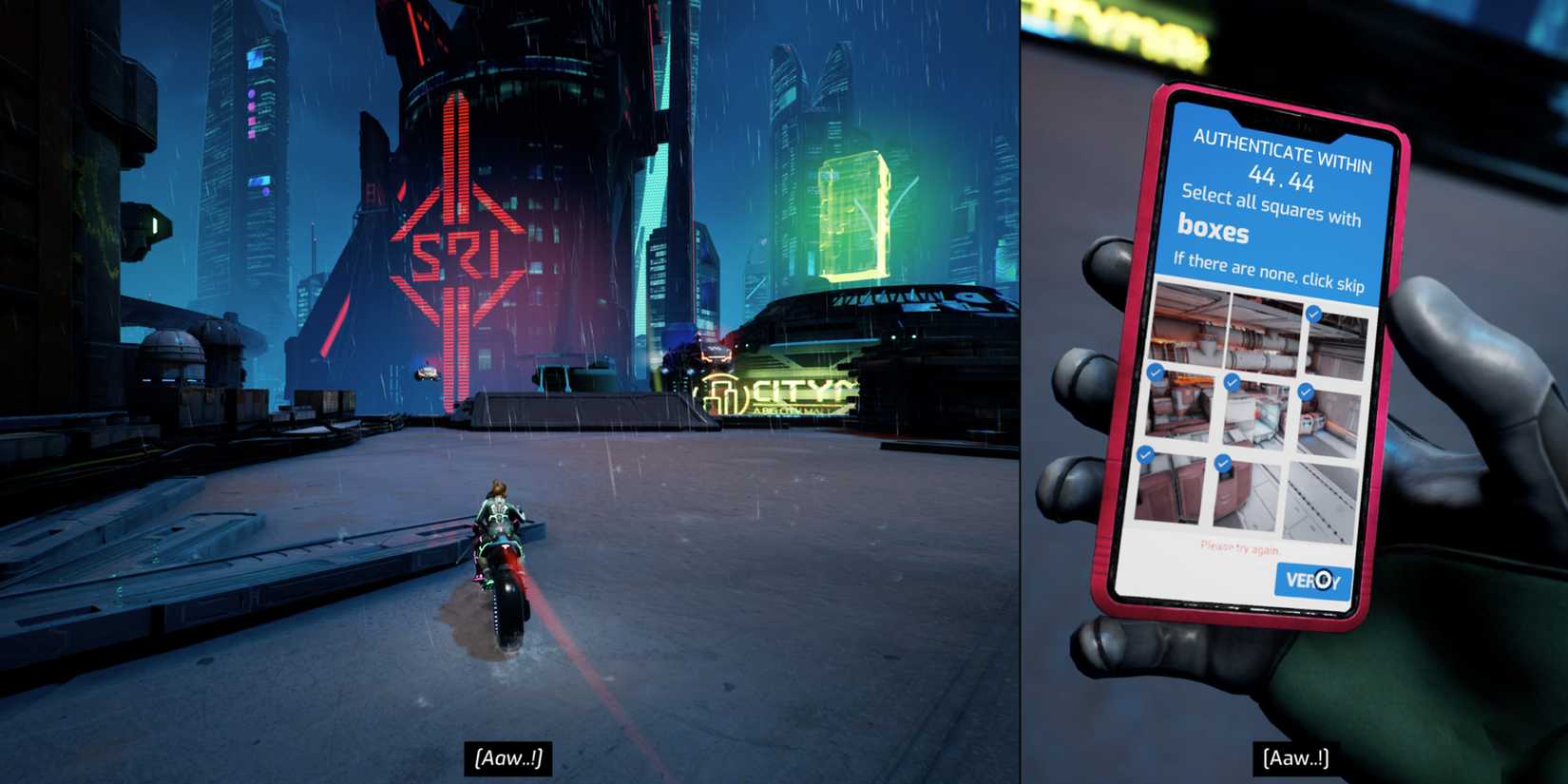 Split Fiction Chapter 1 Neon Revenge walkthrough - Gravity Bike chapter