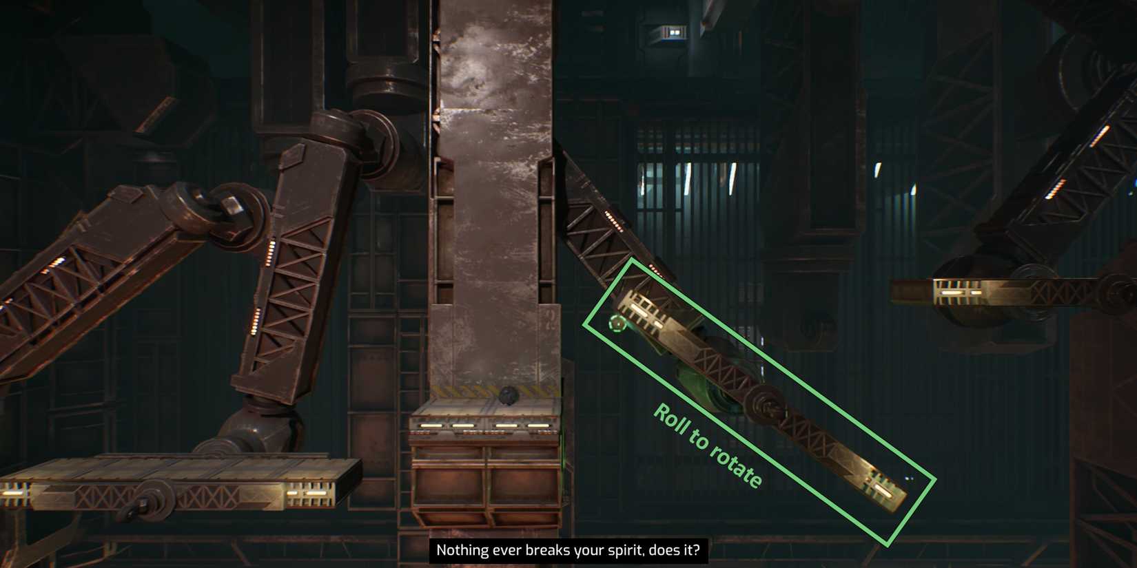 Split Fiction Chapter 5 Isolation walkthrough - Handy Drones sub-level - roll to rotate