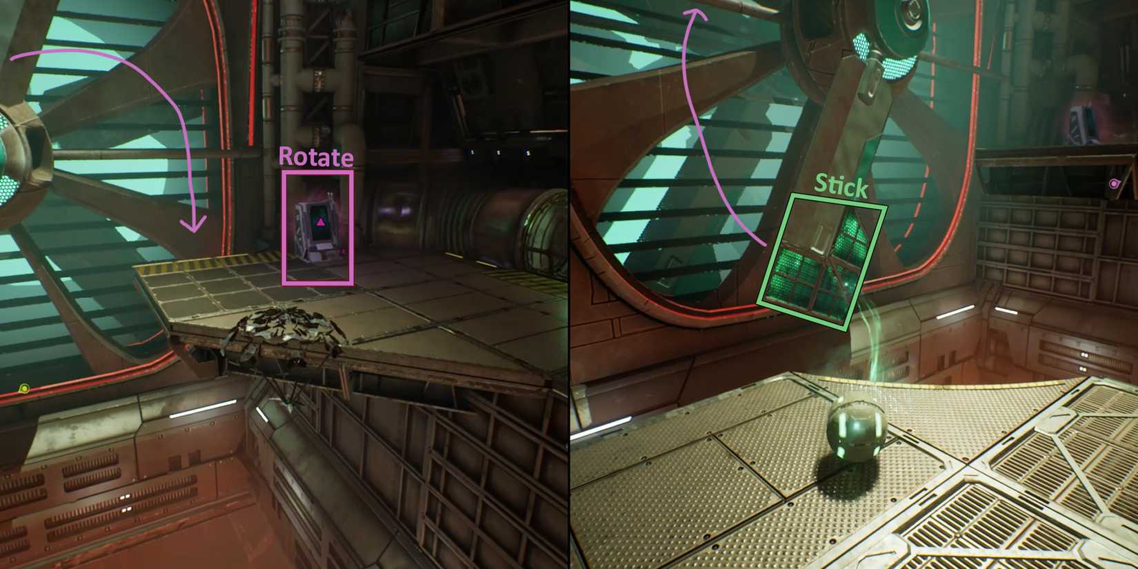 Split Fiction Chapter 5 Isolation walkthrough - Handy Drones sub-level - rotating fan puzzle