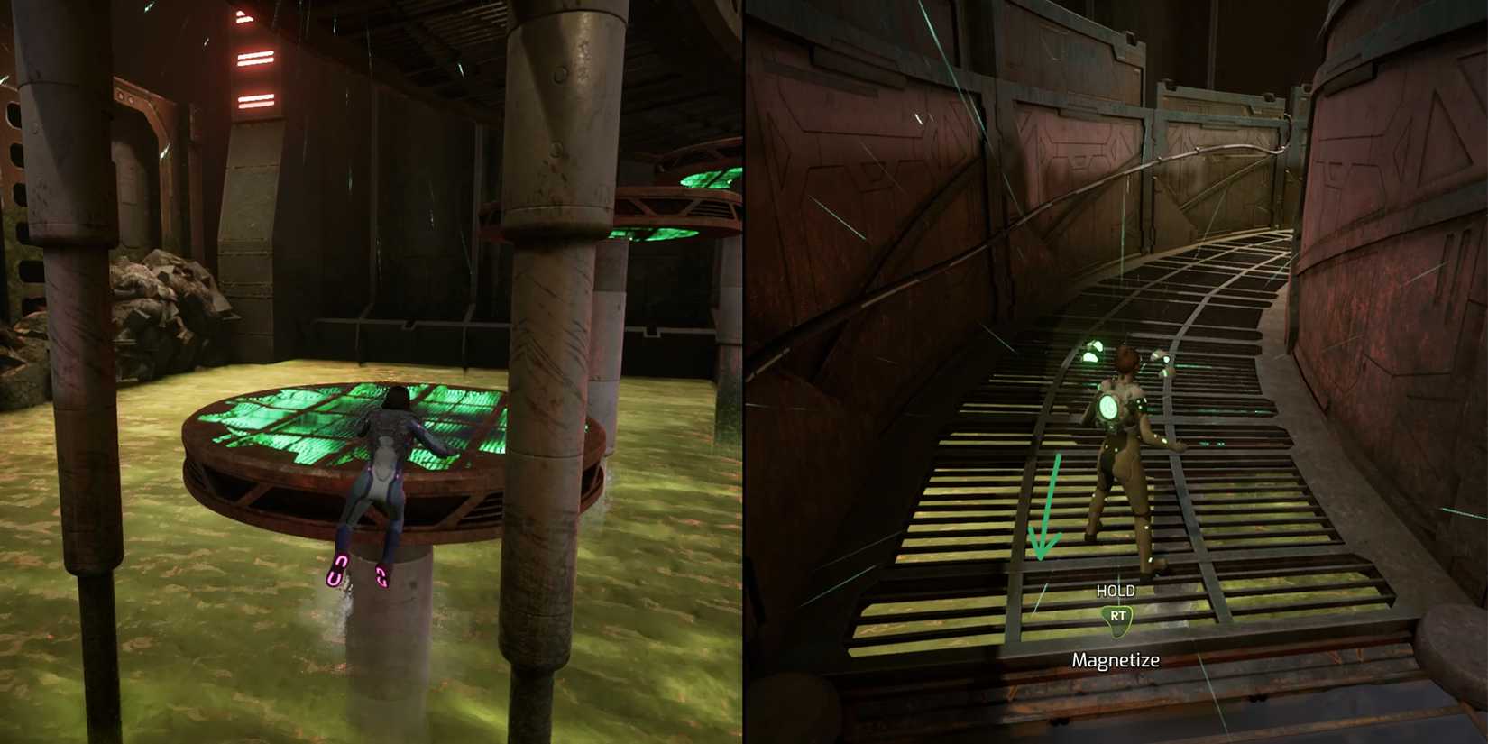 Split Fiction Chapter 5 Isolation Walkthrough - Waste Depot - Zoe takes down the platform