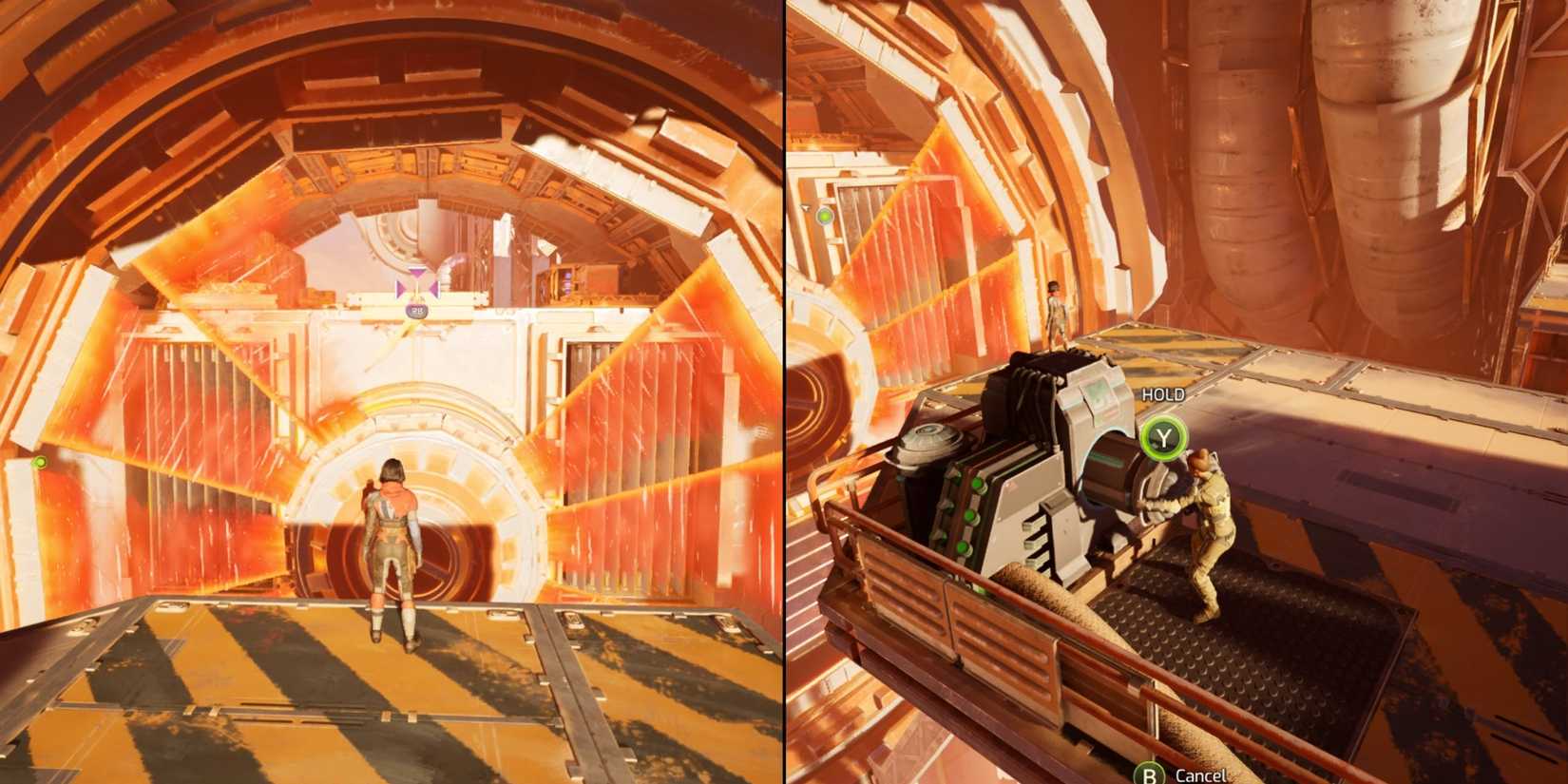 Split Fiction Intro Level Laser Rotating Fan Puzzle