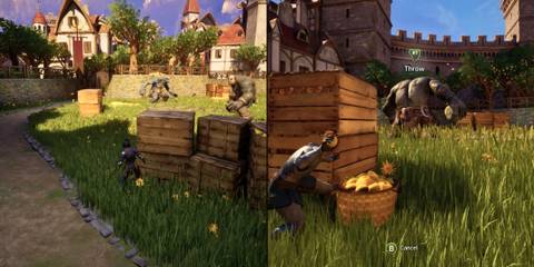 Split Fiction Intro Level Ogre Distraction Puzzle