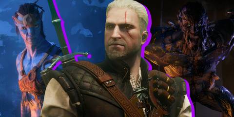 Split image of Avatar Frontiers Of Pandora, The Witcher 3, and Dying Light
