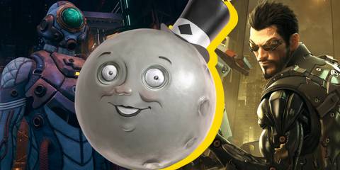 Split image of The Outer Worlds and Deus Ex Human Revolution