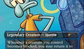 Magic: The Gathering Fans Aren't Happy About the SpongeBob Cards Magic: The Gathering Fans Aren't Happy About the SpongeBob Cards