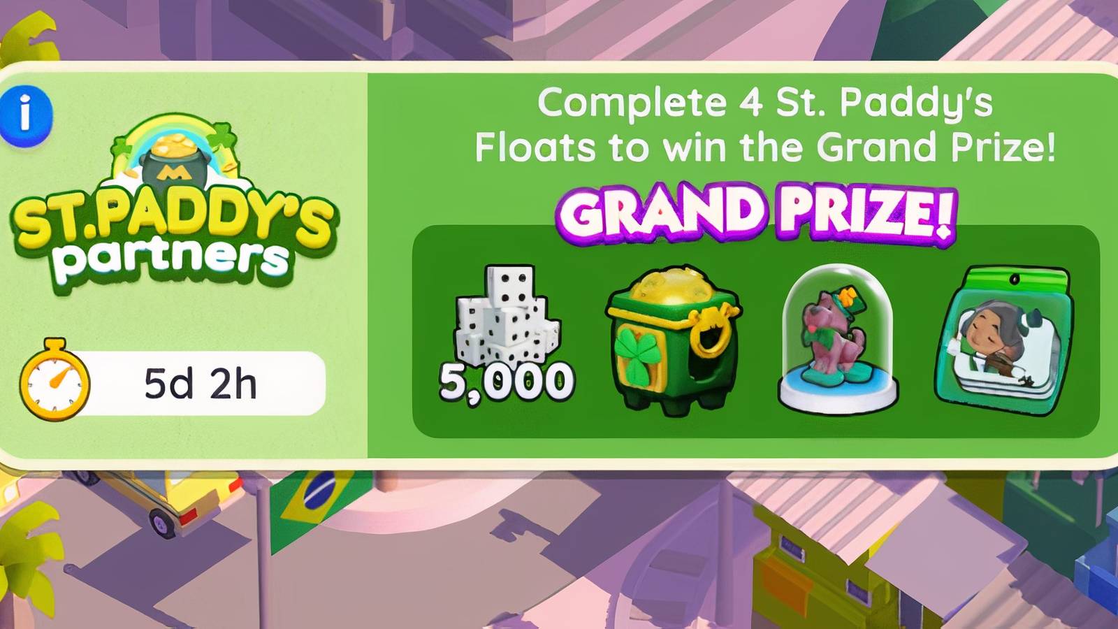 st. paddy's partners monopoly go 