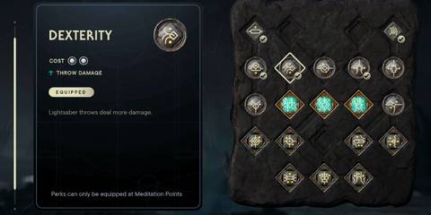 Dexterity perk in Star Wars Jedi: Survivor