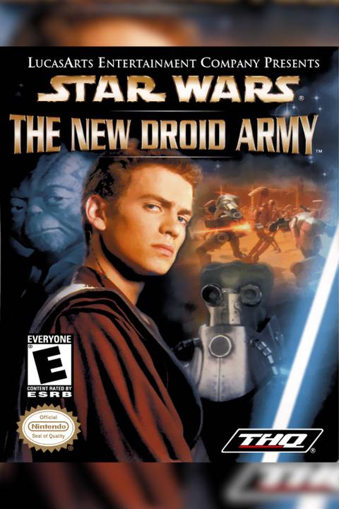 Star Wars The New Droid Army video game cover art tag