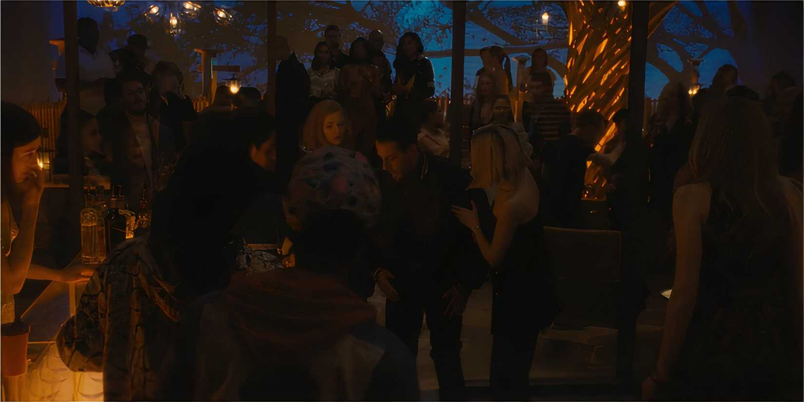 Kendall’s birthday party in Succession S3E7