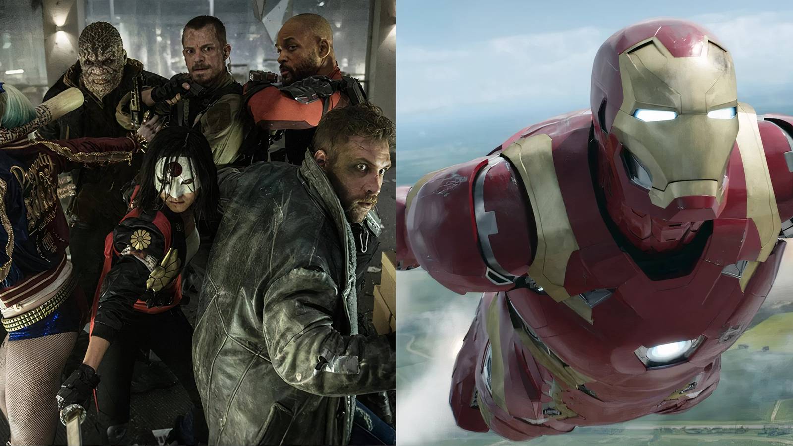 Suicide Squad and Iron Man