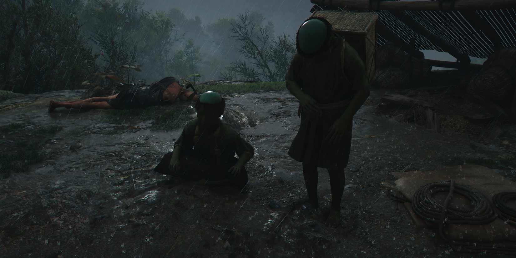 Taku and Rei in Assassin's Creed Shadows