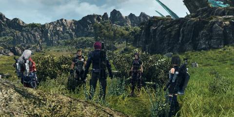 talking to NPCs in Xenoblade Chronicles X Definitive Edition