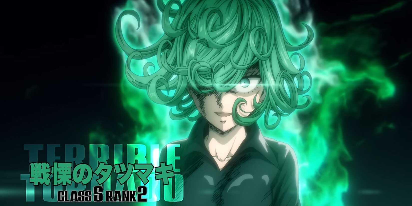 Tatsumaki (AKA Tornado of Terror) in the Season 3 trailer.