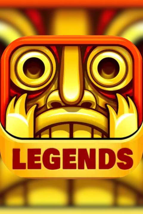 Temple Run Legends video game cover art tag