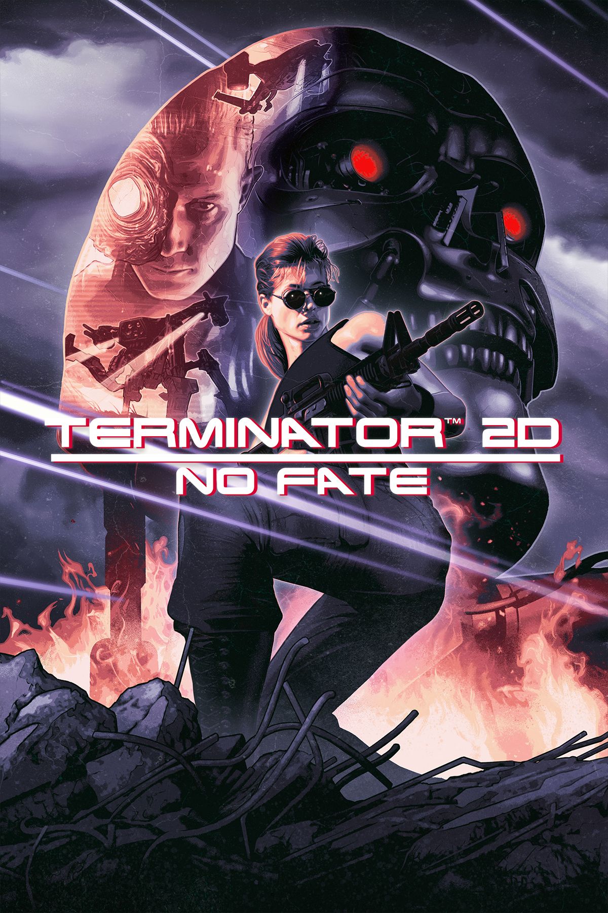 Terminator 2D has no fate, art cover.