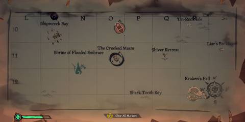 The Crooked Masts in Sea of Thieves