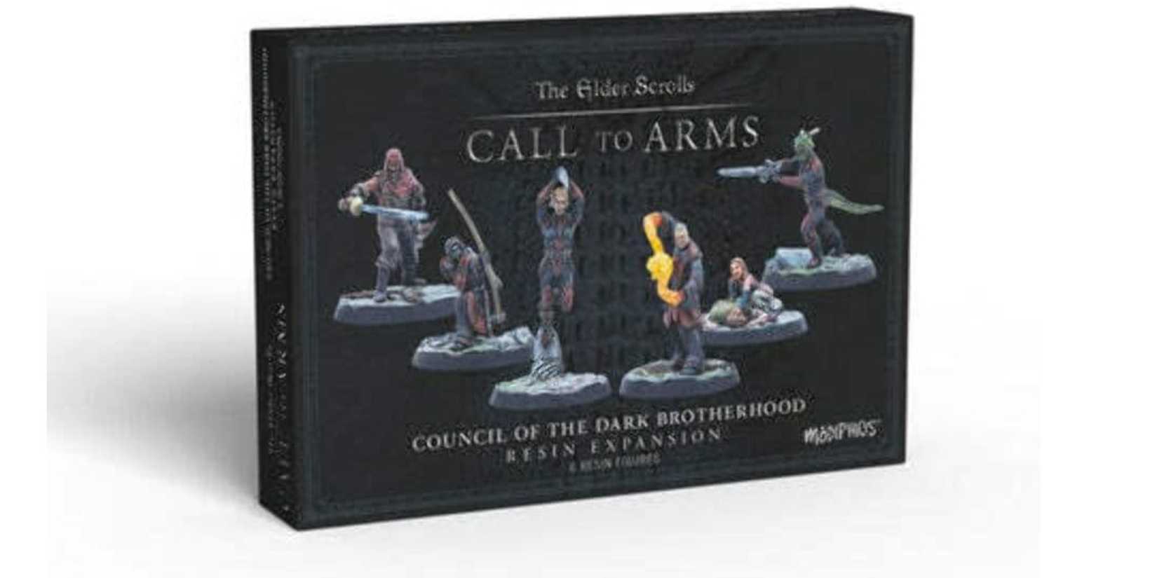 The Elder Scrolls Call to Arms Council of Dark Brotherhood resin set