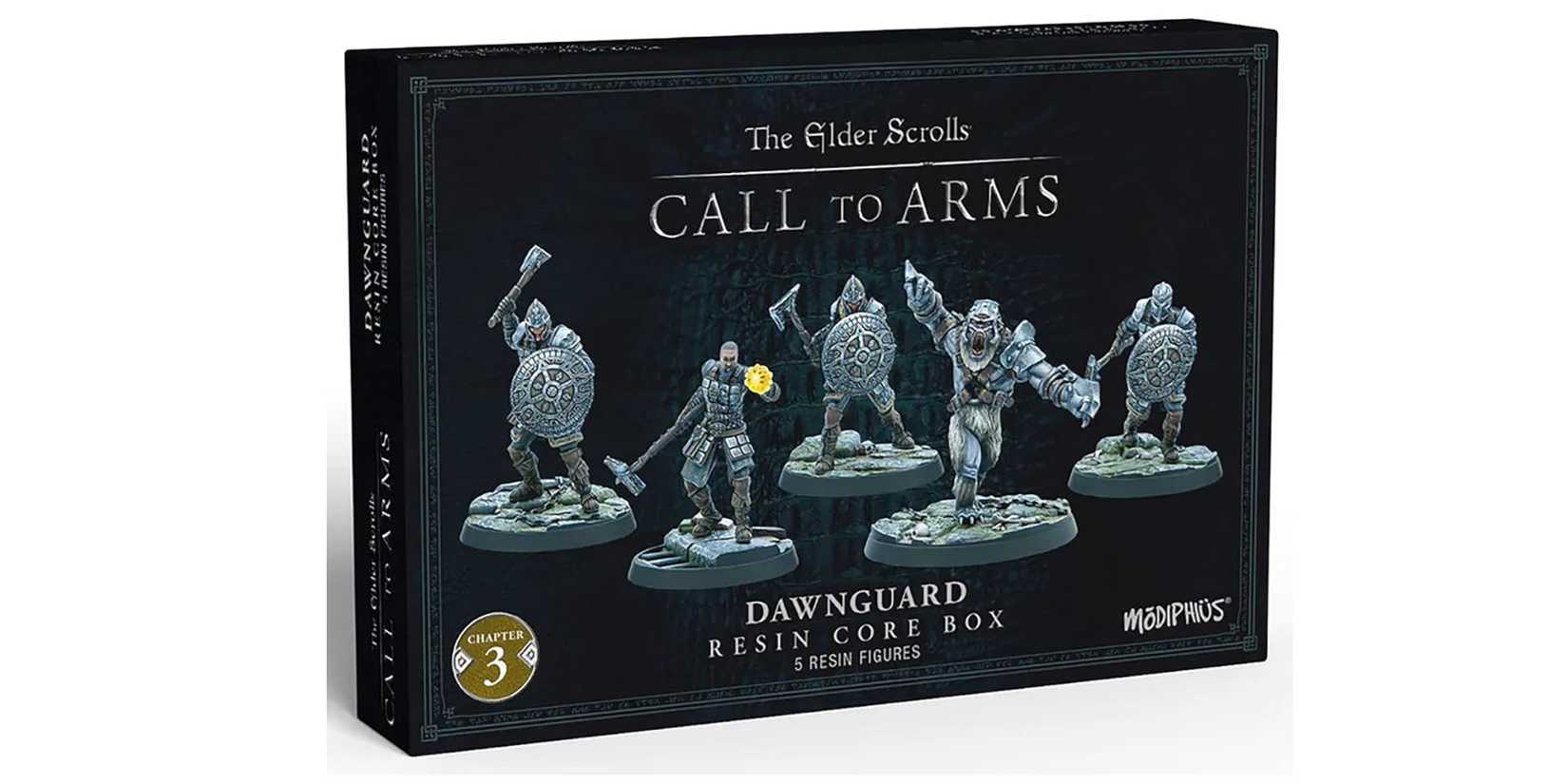The Elder Scrolls Call to Arms Dawnguard resin set