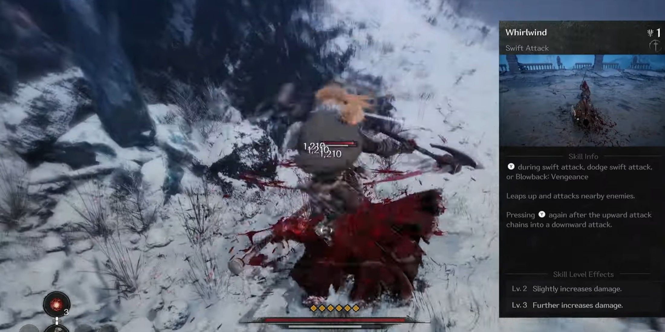 The first suvening dual blade is increasing storm