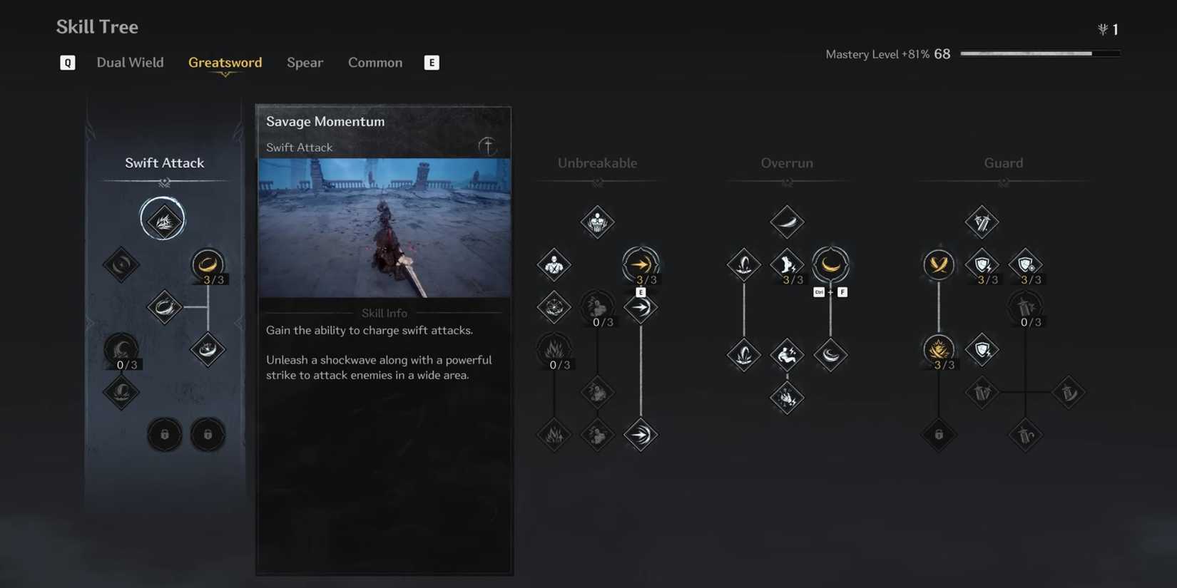 The First Berserker Khazan greatsword savage momentum