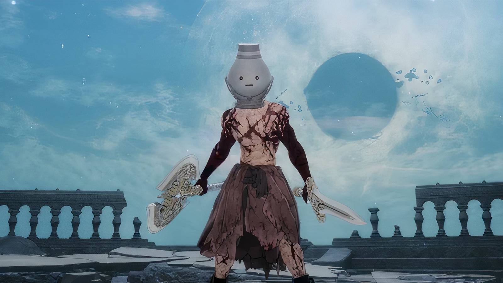 The First Berserker Khazan Player With Jar Helmet Armor Let Me Solo Her Elden Ring Easter Egg Reference