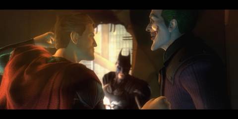 The Joker and Superman Injustice Gods Among Us