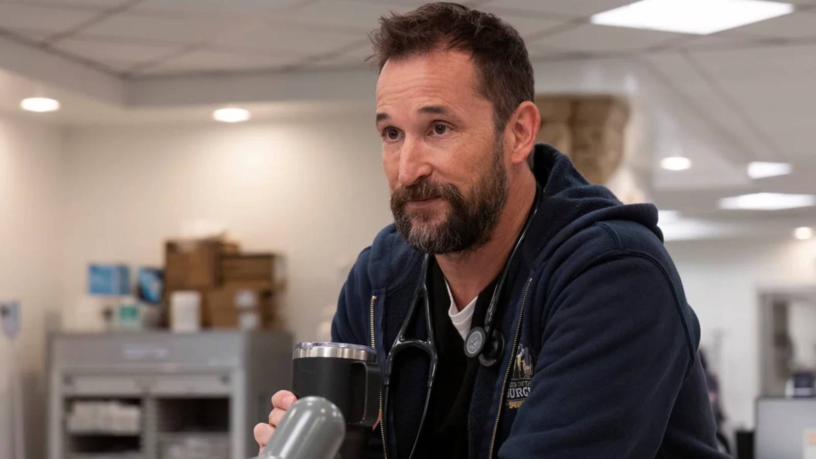 Robby (Noah Wyle) in The Pitt