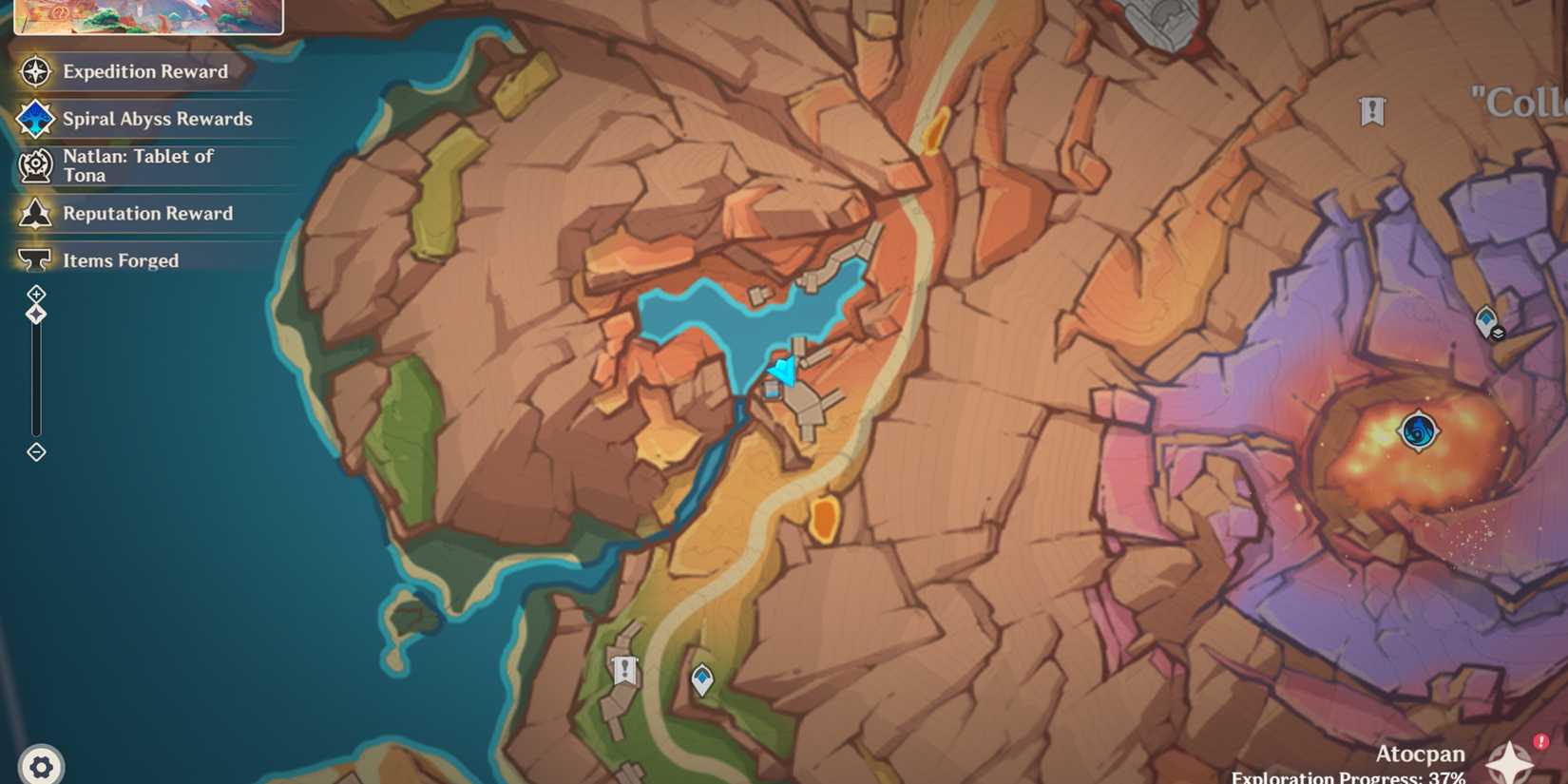 The Purest Heat Achievement In Genshin Impact - hot spring location