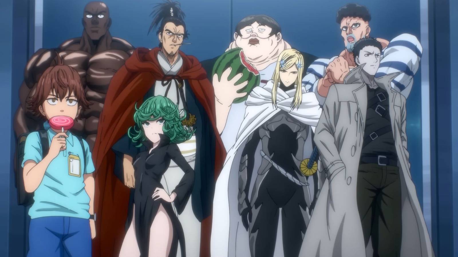 The S-Class heroes in the Season 3 trailer.