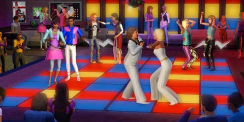The Sims 3 disco dancing