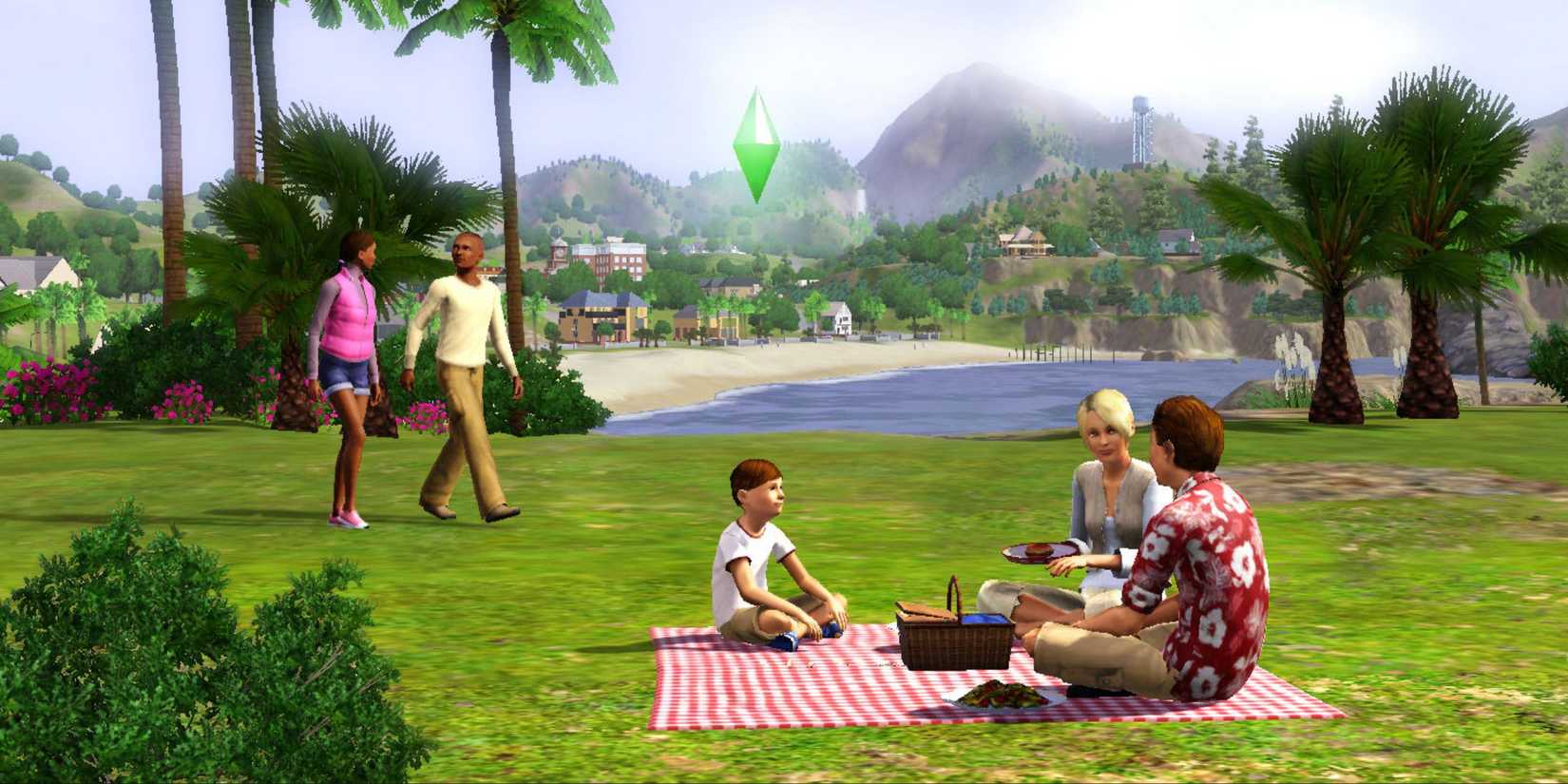 The Sims 3 family picnic