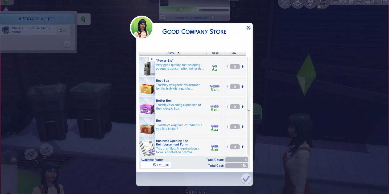 The Sims 4 Businesses and Hobbies Trashely Reelpearson Wares