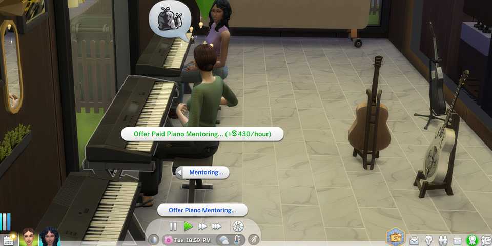 The Sims 4 paid mentoring