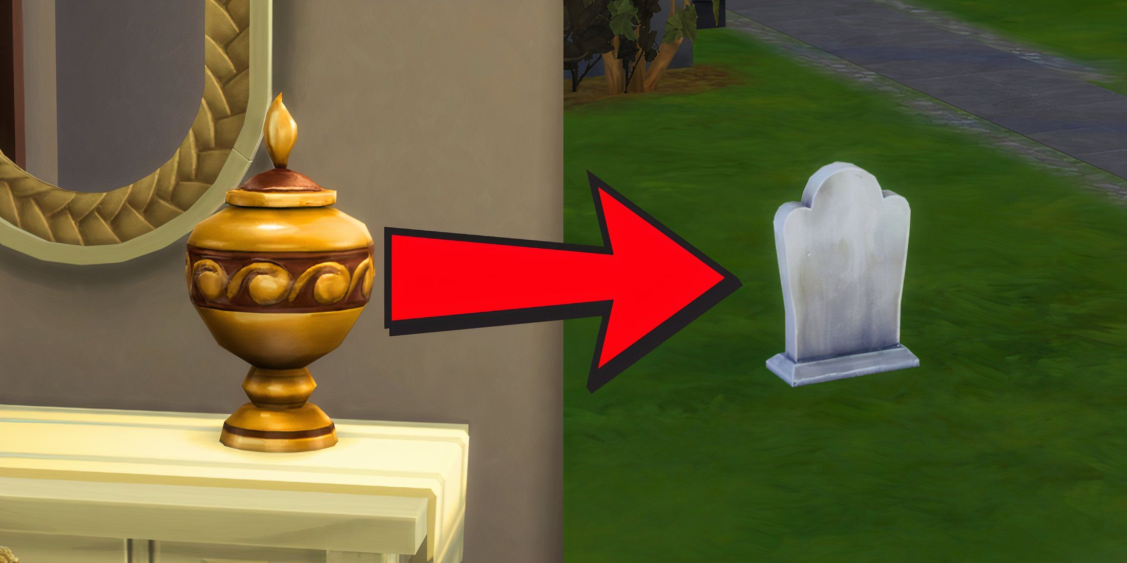 The Sims 4 How to Turn Urns into Gravestones