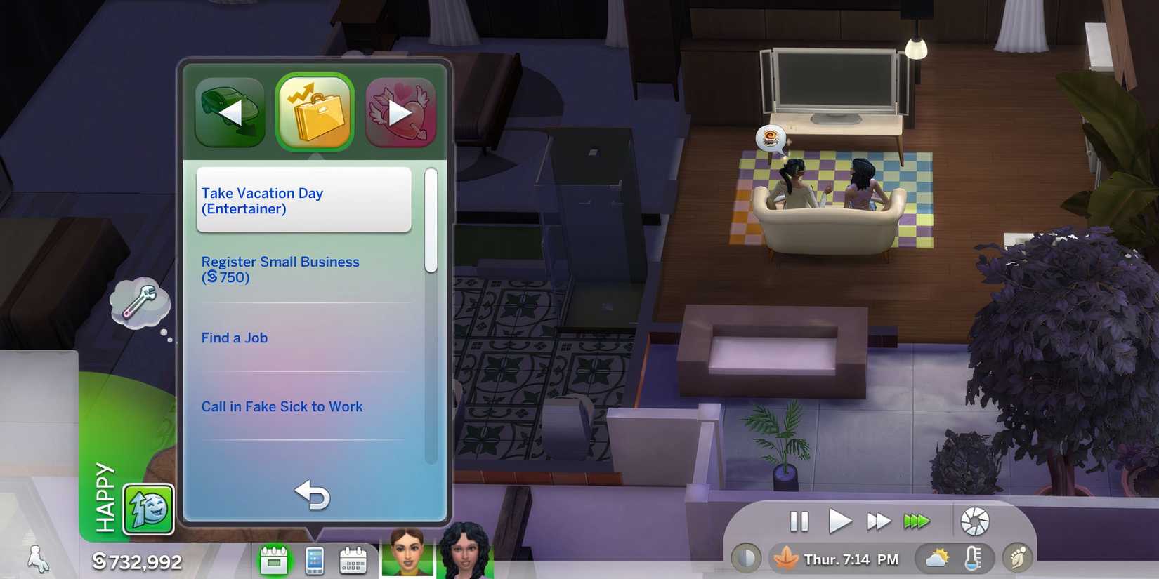 The Sims 4 How to Use Vacation Days at Work
