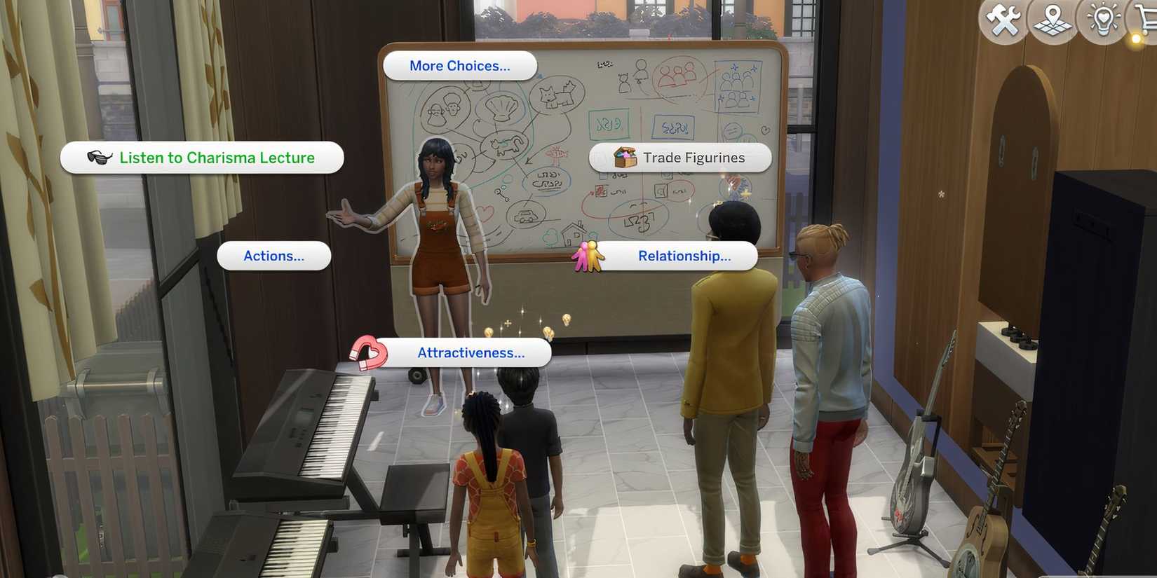 The Sims 4 Hobbies and Businesses Listen to Lecture 