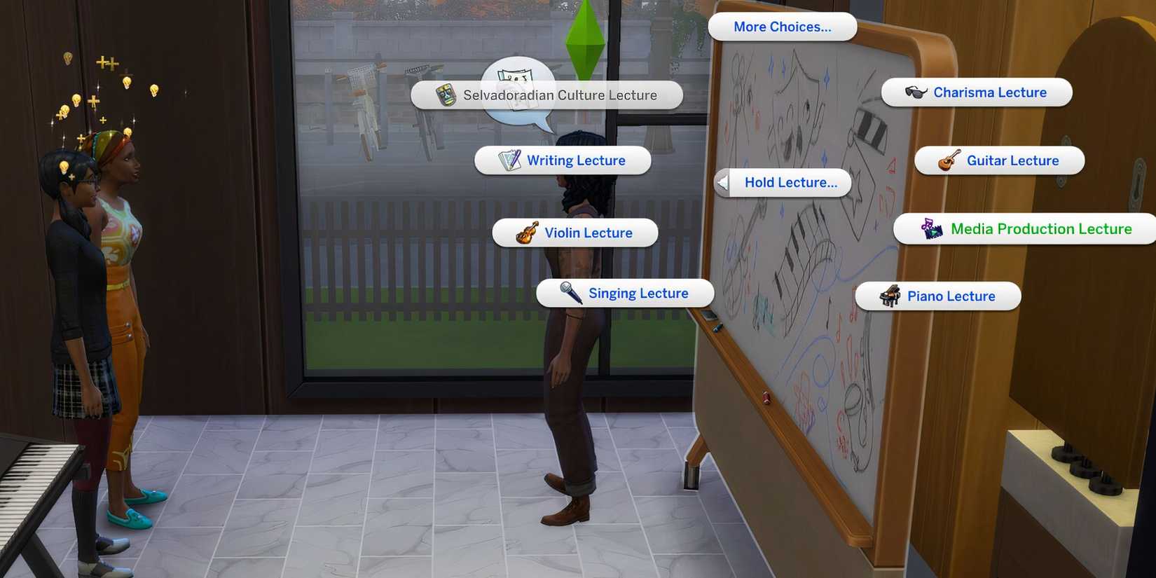 The Sims 4 Host a Lecture