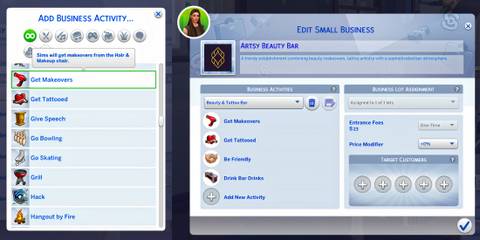 Get Makeovers mod for businesses